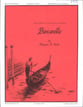 Barcarolle Handbell sheet music cover